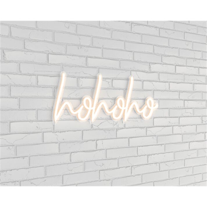 Brighten Up Your Christmas: LED Hohoho LED Neon Sign for Festive Home Decor, Office Celebrations, and Holiday Parties