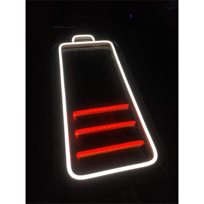 Brighten Up Your Office, Game Room, or Bar Ambiance with the Mini Low Battery LED Neon Sign.