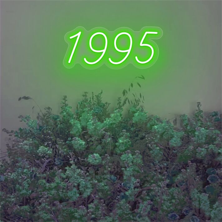 Brighten Your Bar, Office, and Special Celebrations with the Number 1995 LED Neon Sign.