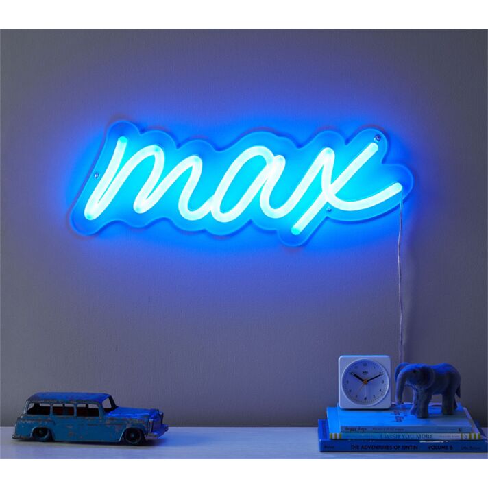 Brighten Up Your Home, Office, and Special Events with Personalized Decor Max LED Neon Wall Light.